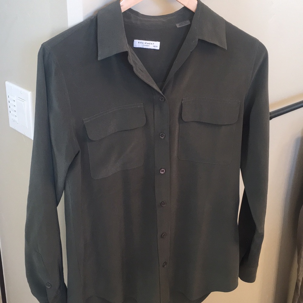 Equipment Signature Silk Shirt (Slim Fit)
